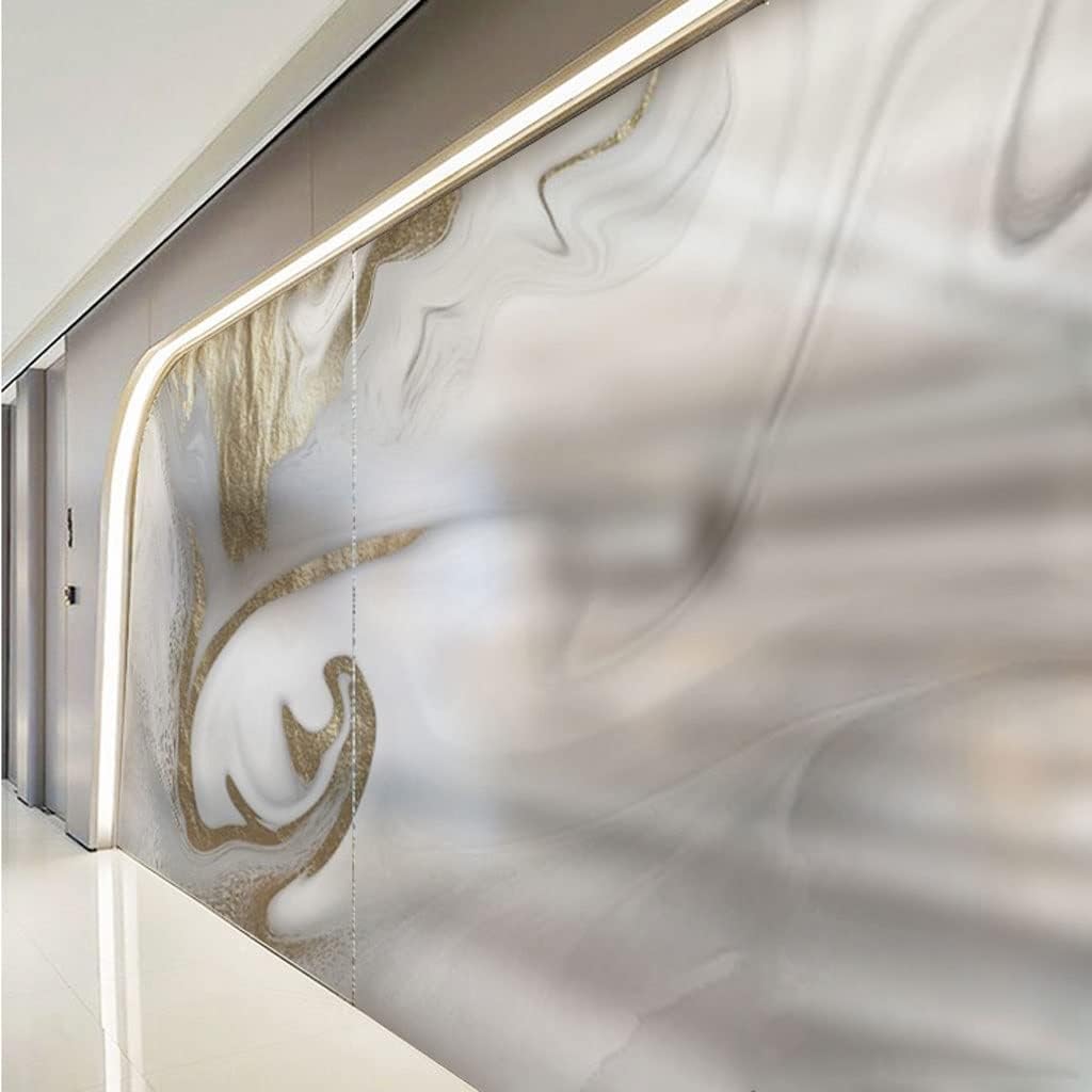 Window Clings Window Glass Sticker Marble Office Frosted Decorative Window Film Suitable for Bathroom Toilet Anti-peep Window Film Privacy Window Film(D,45 * 120 cm)