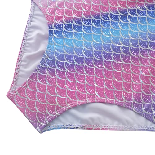Image of Girls Swimsuit One Piece Bathing Suit with Adjustable Straps Quick Dry Beach Swimming Suits Swimwear 4-10 Years