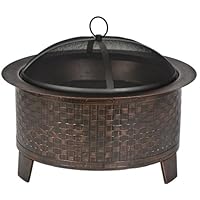 Algopix Similar Product 5 - CobraCo Woven Base Cast Iron Fire Pit
