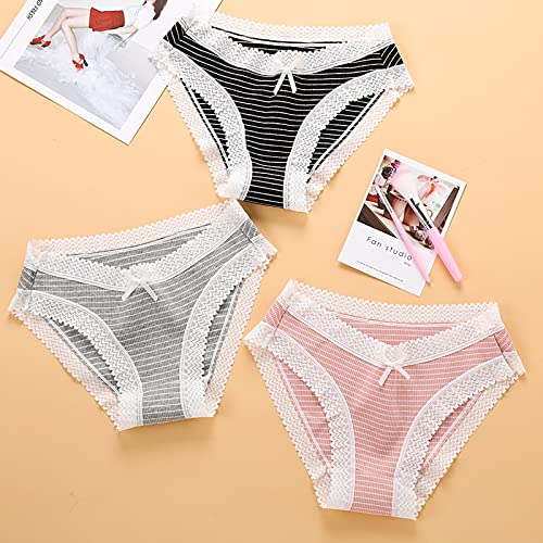 3 unids/Set Nuevas Bragas de algodón sin Costuras para Mujer, Bragas de Cintura Media a la Moda,...