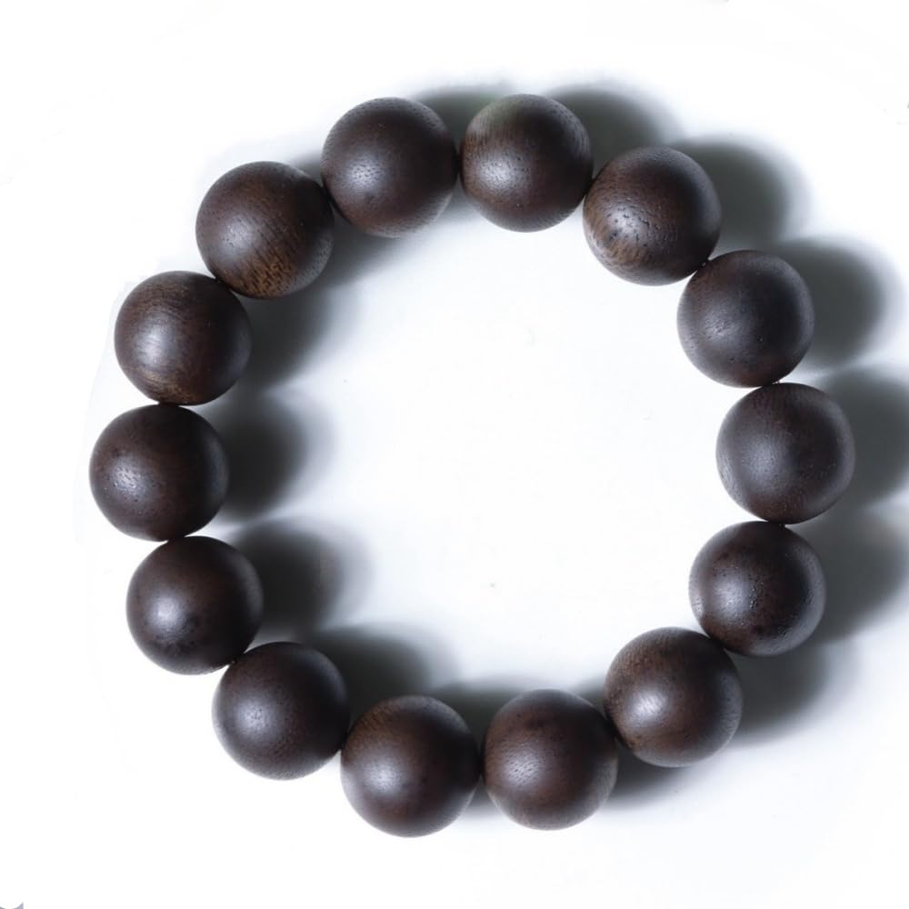 Hainan Yingge Grünes Agarholz, Armband in Mehreren Größen, Gebetsperlen mit Orchideenduft, gealtertes Holz in Spülbeckenqualität