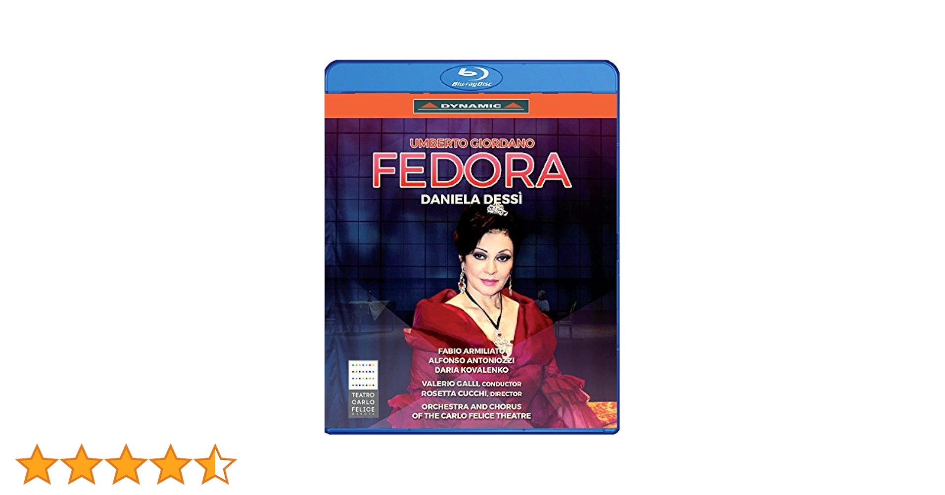 新品未開封　オペラdvd ジョルダーノ　歌劇　フェドーラ　ミラノ•スカラ座 Amazon.co.jp: ジョルダーノ『フェドーラ』全曲 クッキ演出