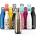 Produktbild Proworks Edelstahl Trinkflasche | 24 Std. Kalt und 12 Std. Heiß - Vakuum Wasserflasche - Isolierflasche für Sport, Laufen, Fahrrad, Yoga und Camping - 1 Liter - Gold - Leopardenmuster