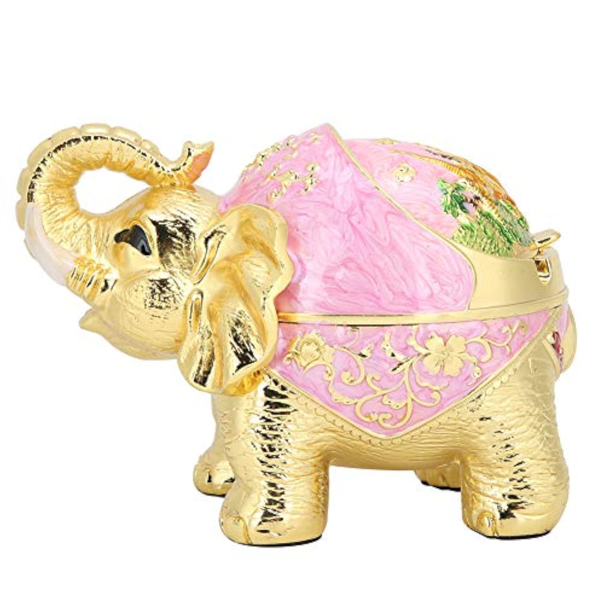 Exquisite Alloy Vintage Ashtray with Cover
