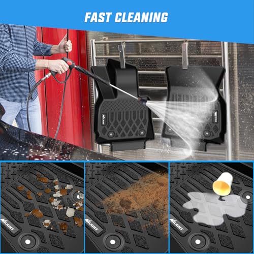 Nilight TPE Floor Mats for BMW X3 2025 2026 All Weather Custom Fit Heavy Duty Floor Liners by Nilight - Image 6
