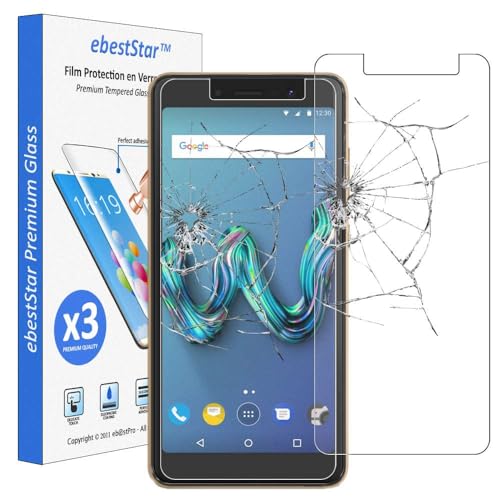 ebestStar - Pack x3 Verre trempé compatible avec Wiko Tommy 3 Film Protection Ecran Vitre protecteur anti casse, anti-rayure, pose sans bulles [Appareil: 149...