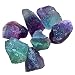 Produktbild AITELEI 100g natürliche Fluorit Edelstein Quarz Kristall Stein Ornament Original Stein roh für Cabbing, Schneiden, Lapidar, Tumbling, Polieren, Drahtwicklung, Wicca und Reiki Crystal Healing