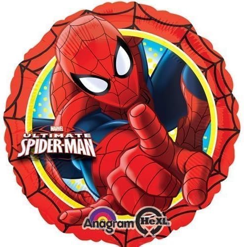 Anagram Spiderman Personalized Birthday Party Supplies Balloon Bouquet Decorations - Image 6