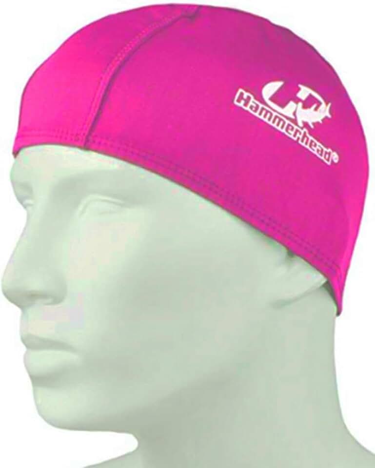 Touca de Helanca para Natação e Hidro, Hammerhead, Adulto Unissex, Pink, Único