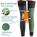 KNEECA Tourmaline Acupressure Self-Heating Shaping Knee Sleeve, KNEECA Tourmaline Self-Heating Knee Sleeve, Mugwort Acupressure Shaping Tourmaline Knee Sleeve for Men and Women (XL, 3 Pairs)