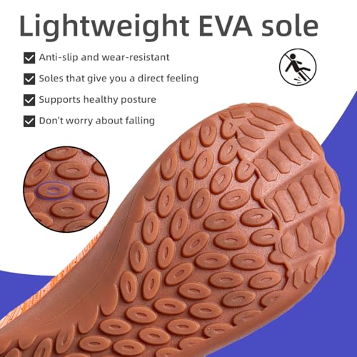 Image of DLWKIPV Mens Barefoot Shoes Wide Toe Box Zero Drop Non Slip Sports Running Walking Athletic Footwear Workout Trail Grounding Lightweight Outdoor Casual Fashion Sneakers