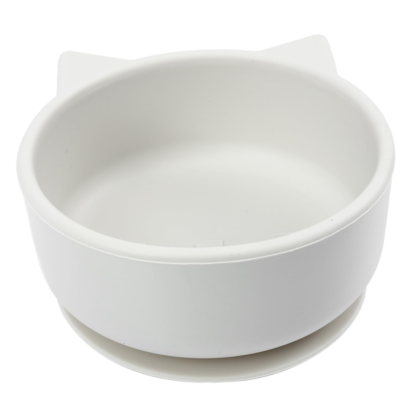 SUPVOX Dinner Bowl for Kids Silicone Baby Bowl Compartment Cartoon Design Easy to Clean Safe Material 1pc