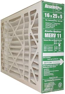 GeneralAire # 4541 MERV 11 for # GF 4511 ReservePro 16x25x5 furnace filter, Actual Size:15 5/8" x 24 3/16" x 4 15/16" Case of 1 FILTER