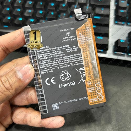 Image of BN5M Battery for Xiaomi Redmi Note 12 (22111317I, 22111317G) with 1 Year Warranty. [5000mAh Capacity] (Mystique Blue)