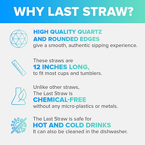 PhoneSoap Last Straw pitillos reutilizables 12" - 5 unidades miniatura 5
