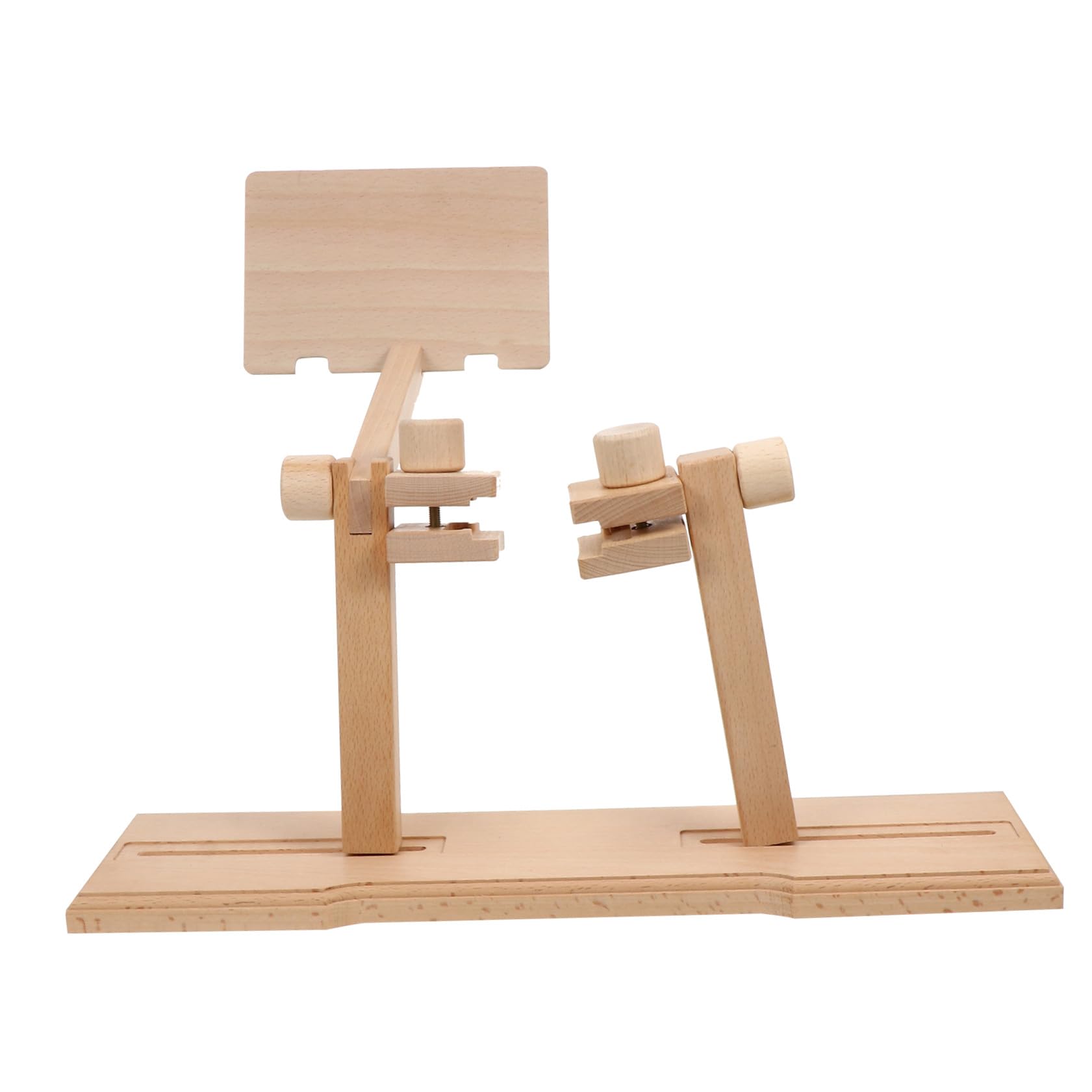 STOBOK 1 Juego bastidor de bordado de escritorio herramientas de bordado Multi herramientas soporte de bordado ajustable herramienta de marco de bordado de madera la cama