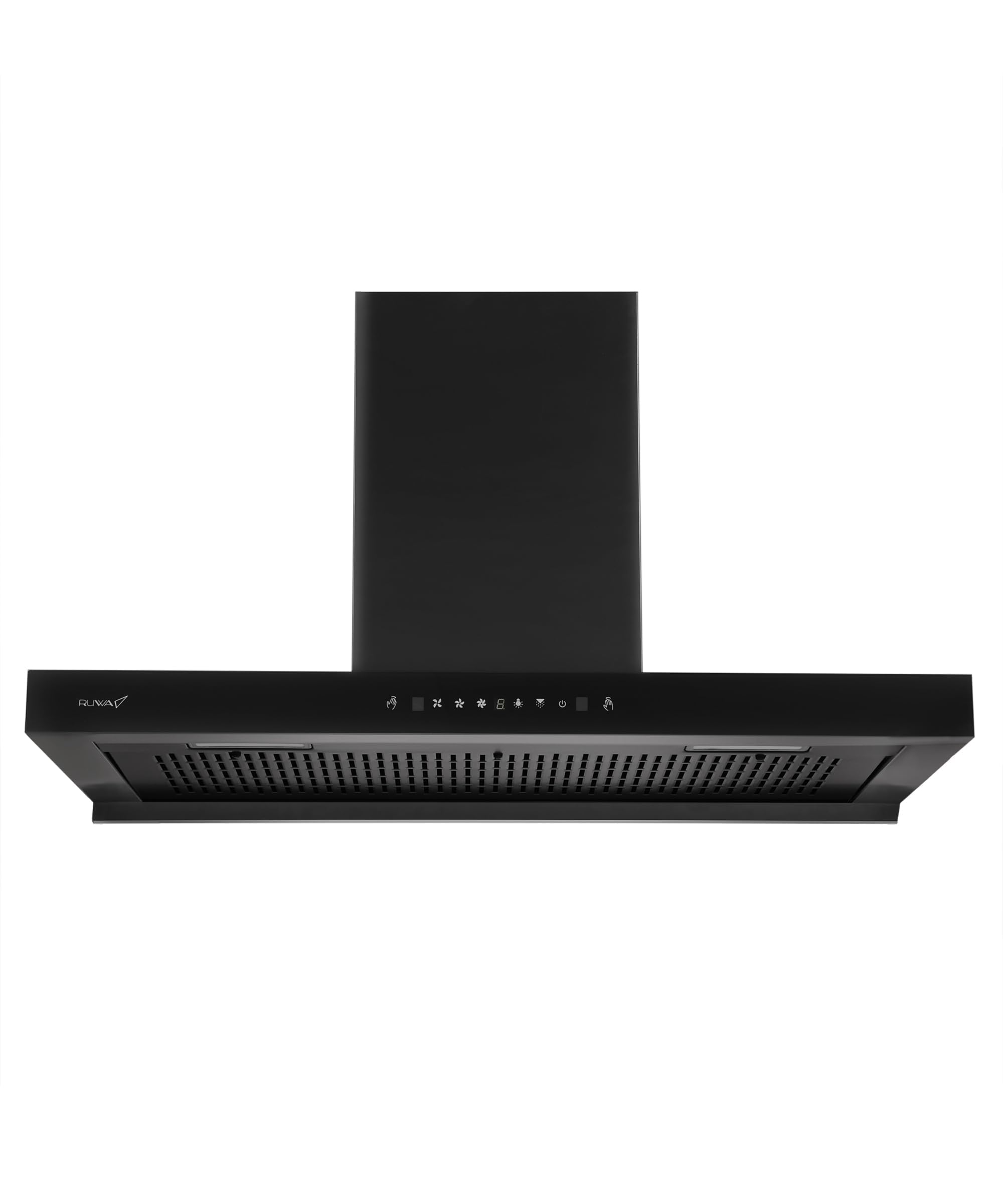 RUWA JADE 90cm Auto Clean Kitchen Chimney | 1350 m³/hr Suction | Filterless T-Shape Wall Mount | Touch & Motion Sensor | Oil Collector | Installation Kit Included-image-8