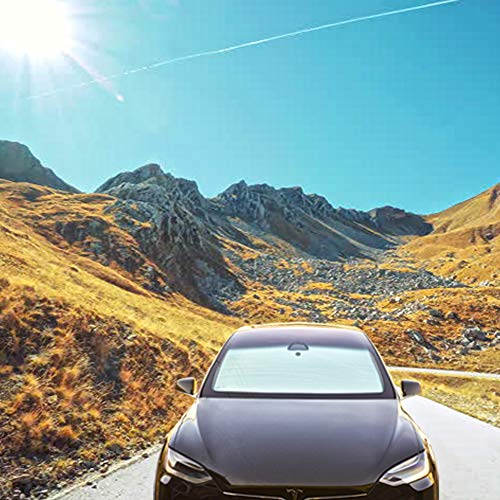 Toughpro Windshield Sun Shade Accessories Compatible With Kia Sportage Plug-In Hybrid 2023 2024 Heat Automation Custom Fit Uv Reflector Block Uv Rays #TOP2