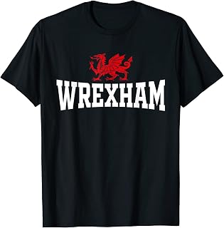 Wrexham Wales Red Dragon Wrecsam T-Shirt