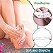 Povihome 10 Pack Pinky Toe Separator and Protectors, Triple Gel Toe Separators for Overlapping Toe, Curled Pinky Toes Separate and Protect
