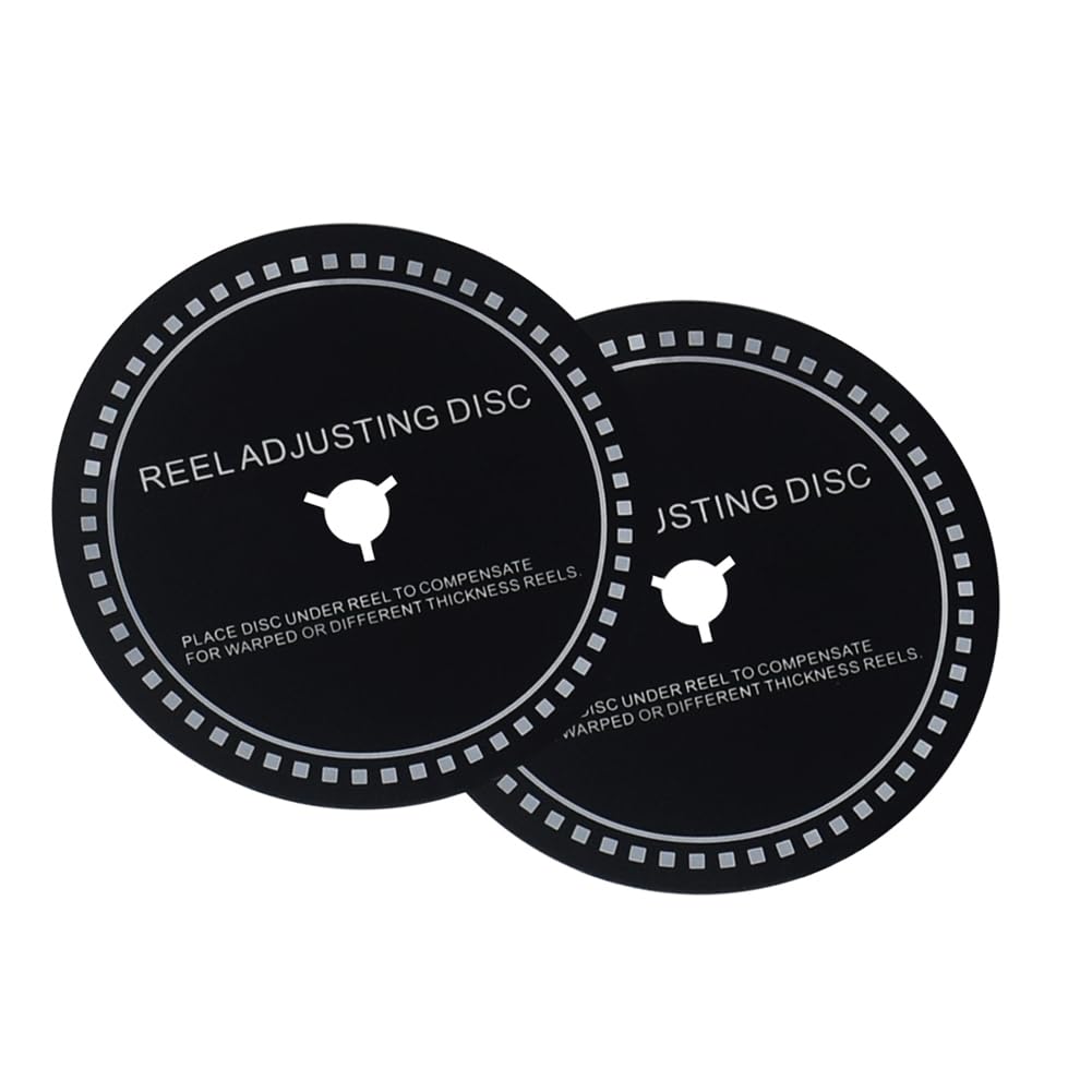 0.3/0.4/0.5/0.6/0.7/0.8/0.9/1.0/1.1/1.2MM Spacer Disc for Reel to Reel Tape Recorders 2 PCS for Trident/Nab Adapter Spacer Silicone Gasket Spacer for Revox Studer Revox/Teac (0.9mm)