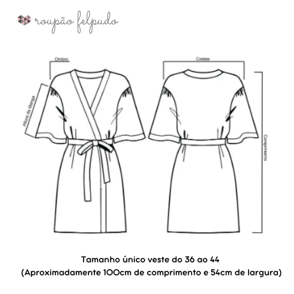 Roupão de Banho Adulto Unissex, Tamanho Único, Veste do 36/44, Atoalhado Felpudo, 100% Algodão 270 g/m², Manga 3/4 em promoção! Veja a oferta e mais achadinhos de Moda íntima 6 Hoje é o melhor dia para comprar Roupão de Banho Adulto Unissex, Tamanho Único, Veste do 36/44, Atoalhado Felpudo, 100% Algodão 270 g/m², Manga 3/4 com aquele preço maroto! Promoção! Aproveite a oferta! 6