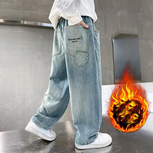 Jeans taper fit stretch pour garçon le style ajusté et large