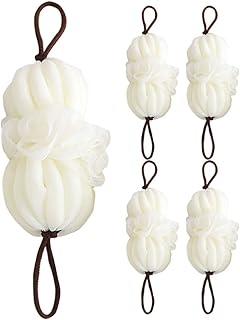 Lurrose 5 Pçs Esponja Bucha Esponja De Banho Bucha De Banho Esponja De Banho Esponja De Banho Bucha De Banho Bolas Para Banheiro Feminino Masculino E Infantil