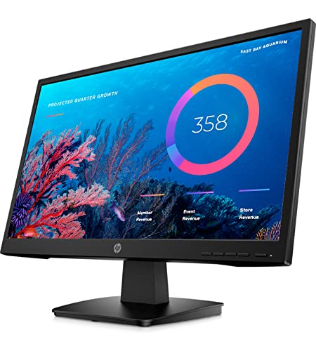 Hp 2022 Newest P Series Business Monitor, 21.5" Full Hd (1920 X 1080) Anti-Glare Display, Onscreen Control, Hdmi, Vga, Vesa Mount, Low Blue Light Mode, 1-Year Standard Warranty, Black #TOP2