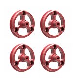 ZGLBMFT for DJI for Robomaster S1 Aluminum Alloy Connector Tyre for Anti-wear for Anti-Collision Guard Educational Robot(4Wheel Connector)