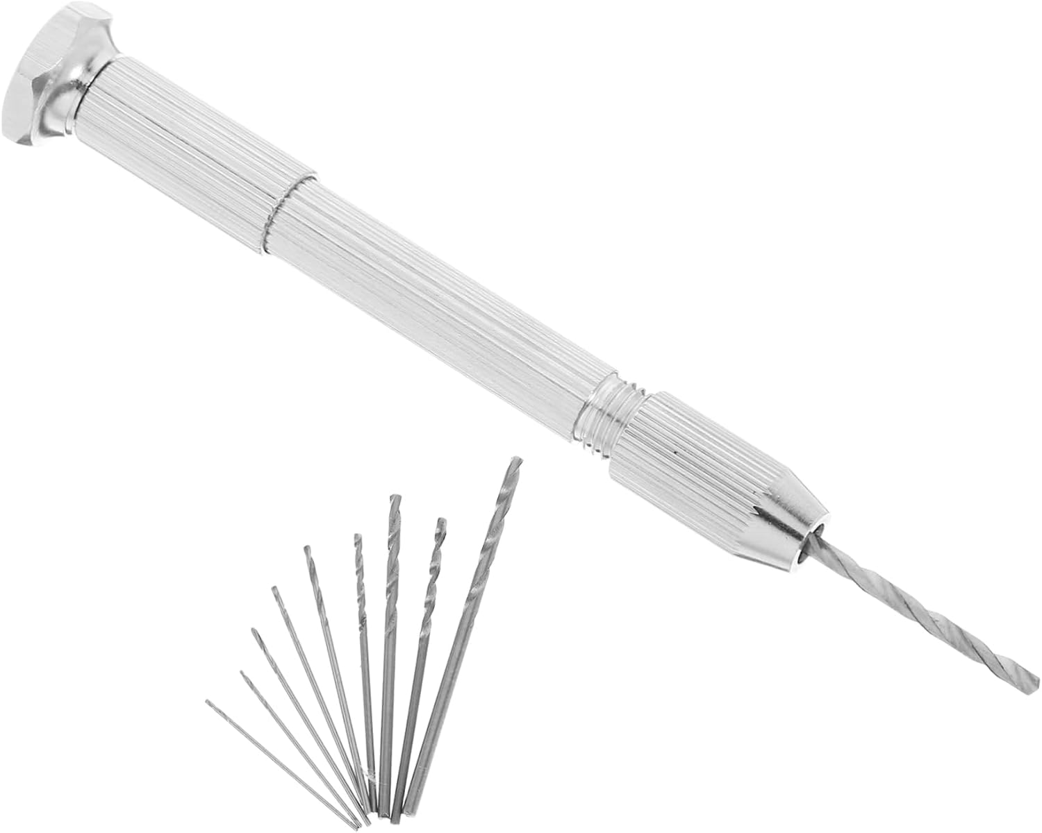 1set Hand Drill Set Drill Bits Precision Manual Tool for Clean for Jewelry and Crafts