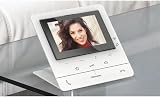 Bticino 344682 SMART INDOOR MONITOR WIFI VIDEO INTERCOM, 2-Wire, Additional 5 "” Color Display, Touch Screen, with Speakerphone, Intercom, Plug-In Plug, Call Answering and App Opener, White - 5