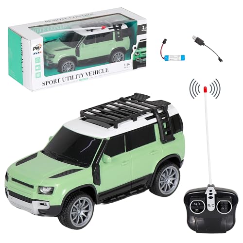 Image of Alloy Metal Pull Back Die-cast Car 1:24 Various Models with Sound & Music, Toy Cars for Kids Durable and Fun Gift for Boys and Girls (Land Rover Car Green)