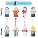 Milliard 4 Double-Sided Puppet Family of Community Helpers 4 Puppets, 8 Sides