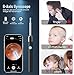 Ear Wax Removal - Earwax Remover Tool with 8 Pcs Ear Set - Ear Cleaner with Camera - Earwax Removal Kit with Light - Ear Camera with 6 Ear Spoon - Ear Cleaner for iOS & Android (Black)