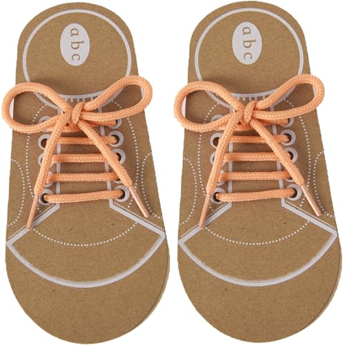 Lacing Shoe Toys Learn to Tie Shoe Laces Kids Teaching Tie Shoelace Practice Paper Board Tying Learn How to Shoe Laces for Children Kids Toddler Early Educational Teaching Aids