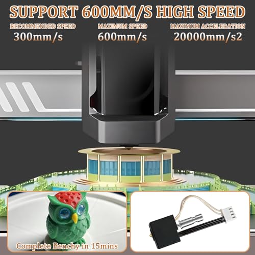 3 Stück Anycubic Kobra 3 Hotend, Kobra S1 Zubehör, Kompatibel mit Combo/Ace Pro, Hochtemperaturbeständige, 0,4mm Messingdüsen, Kompatibel mit Verschiedenen Verbrauchsmaterialien