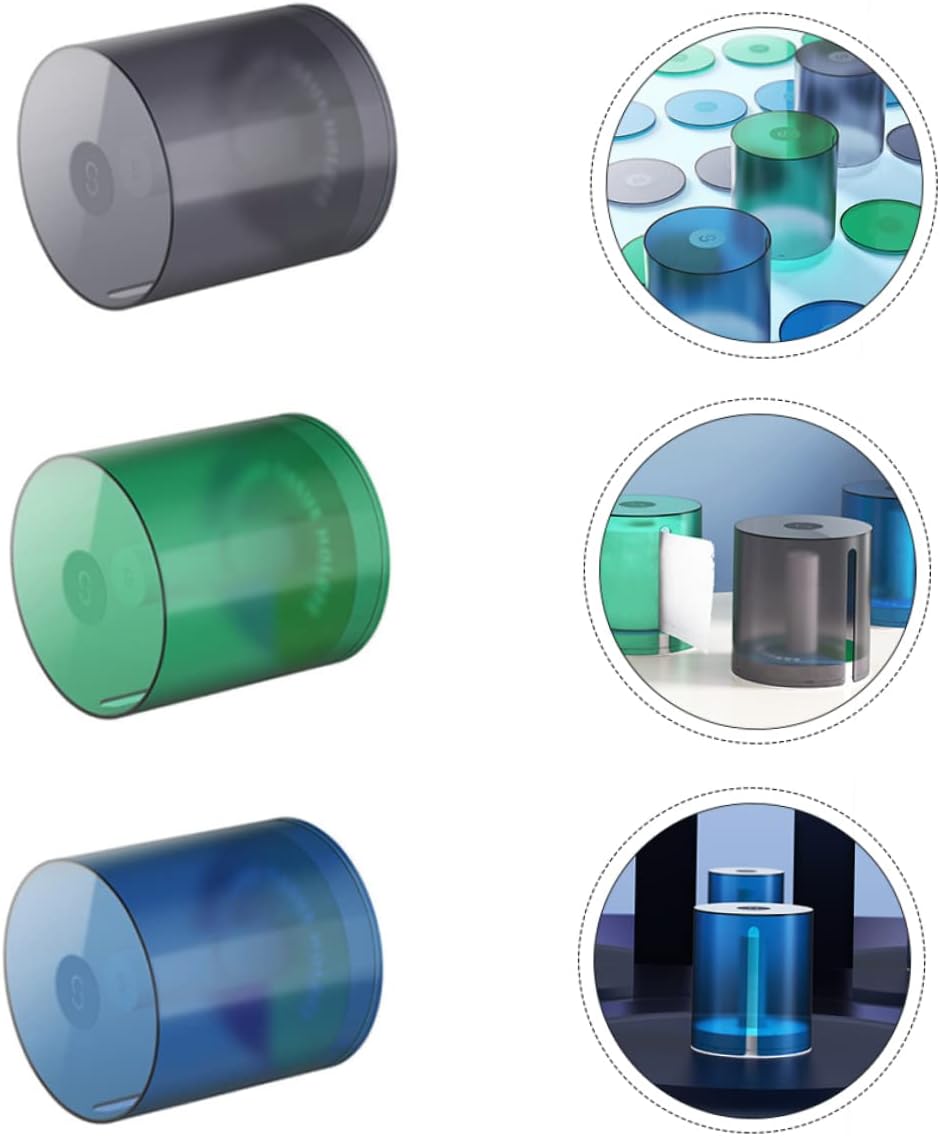 PRETYZOOM 3pcs Bathroom Tissue Box Roll Paper Storage Stand Modern Material Toilet Paper Holder Lid Random Color