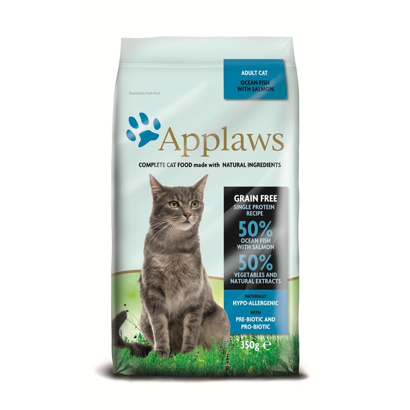 Applaws Complete Natural Dry Cat Food 350g Adult Ocean Fish with Salmon 2