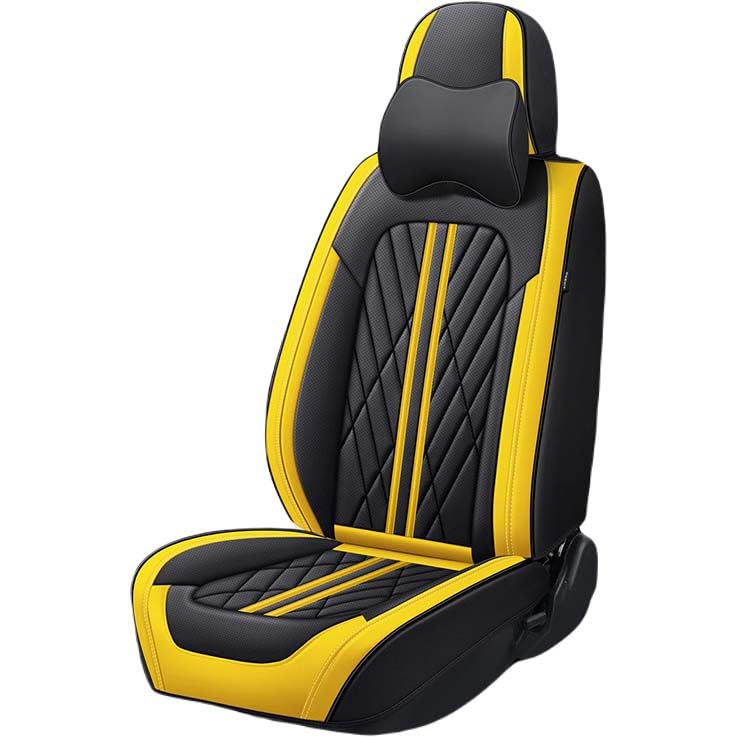 Housse en cuir PU premium pour siège auto VW Jetta Sport Wagen protection antidérapante