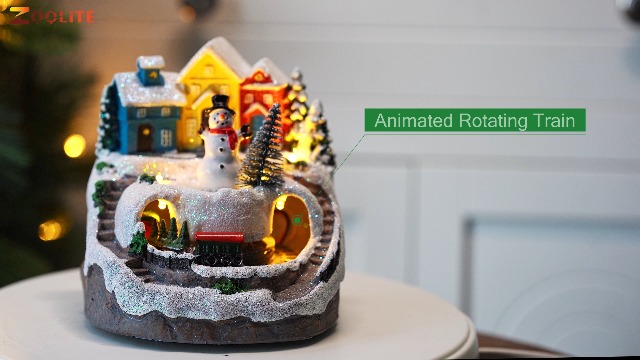 Amazon.com: ZQQLITE Animated Musical Christmas Snowman Village