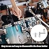 Drum Key Tool,4 PCS Drum Keys,Adjustable Drum Wrench Tool,Drum Tuning Wrench,Stainless Drum Tuner Key,Universal Drum Tuning Key for Acoustic Electronic Drums Snare Drum and Bass Drum #5
