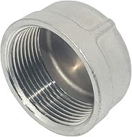 Vista 3 de 1-1/2 "1.5" Cap,NPT hembra roscada de tubería fundida,Acero inoxidable 304