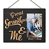 Hiwx great grandpa me picture frame great grandpa gifts grandparents day gift grandpa grandparent picture photo framegrandpa grandparents birthday christmas fathers day picture photo frames 4×6  urban country home decor