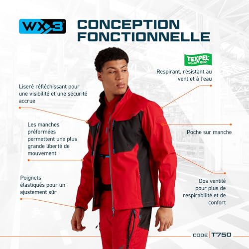 Veste Softshell WX3 Portwest blouson de travail déperlant anti-vent - 2