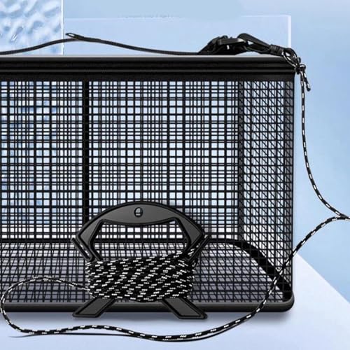 Panier en filet pour poissons pliable de grande capacité pour eau douce - 6