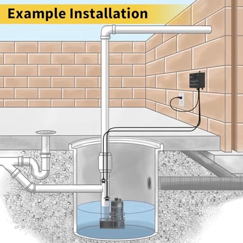 Ortis KJ-033 Hi-Lo Sump Pump Switch, Ortis Electronic Adjustable Float Switch Controller With Stainless Steel Anti-Corrosion Dual Sensors, For Sewage Pits, Fish Tanks, Water Tanks thumb #5