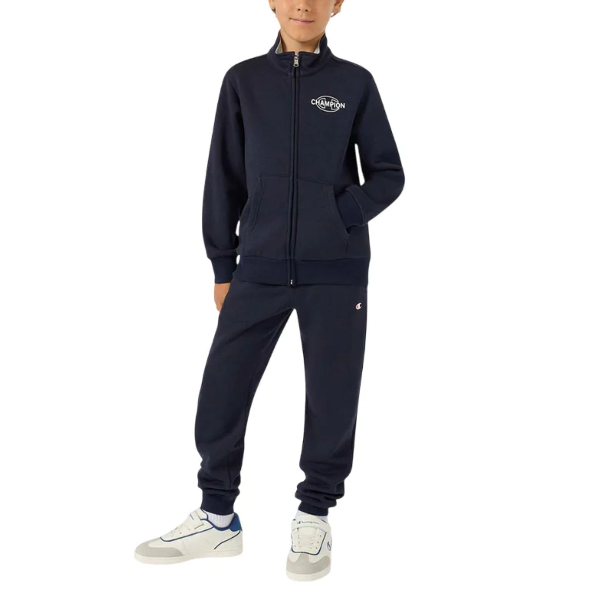 Champion Tuta da Bambino Full Zip Blu Codice 307262-BS501