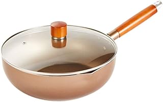 Rondel 26 cm Nonstick Fry PAN - kompatybilny z indukcją - Unfurpose Cookware Stosować do kuchni domowej lub restauracji z pokrywką Stal nierdzewna