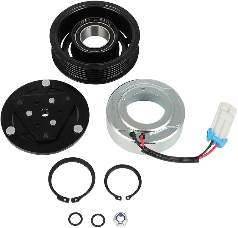 Kit de embreagem do compressor de ar-condicionado ECCPP para Chevrolet Sonic L4 1.8L e 1.6L – 1 conjunto